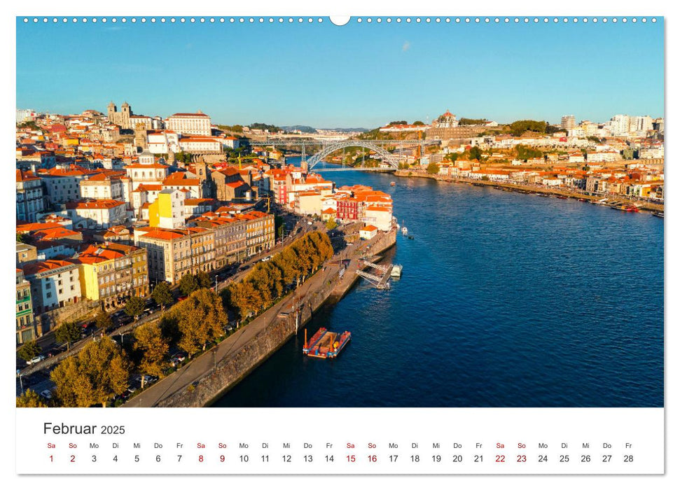 Portugal Luftaufnahmen (CALVENDO Premium Wandkalender 2025)