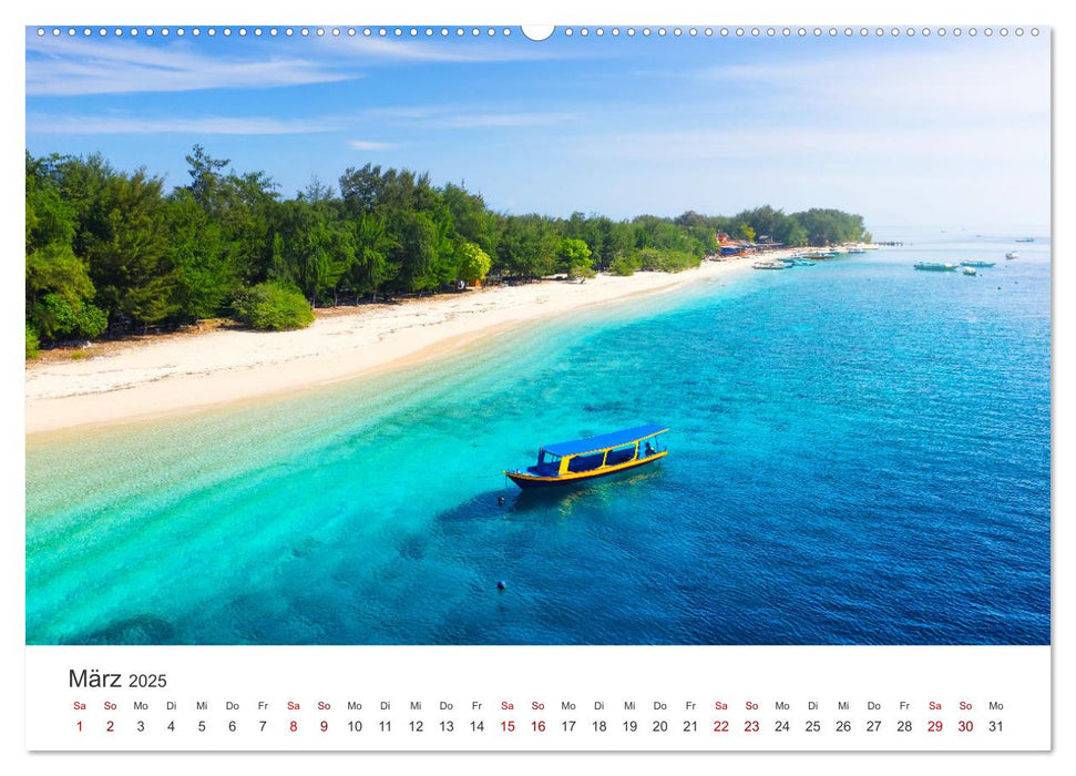 Indonesien Luftaufnahmen (CALVENDO Premium Wandkalender 2025)