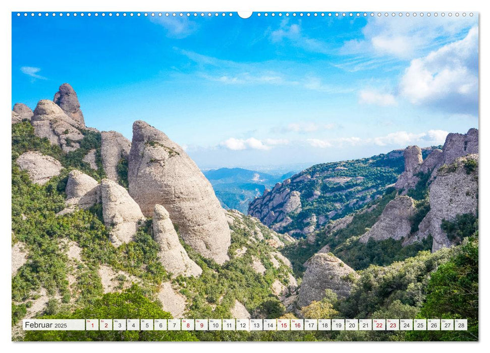 Montserrat Wanderung (CALVENDO Premium Wandkalender 2025)