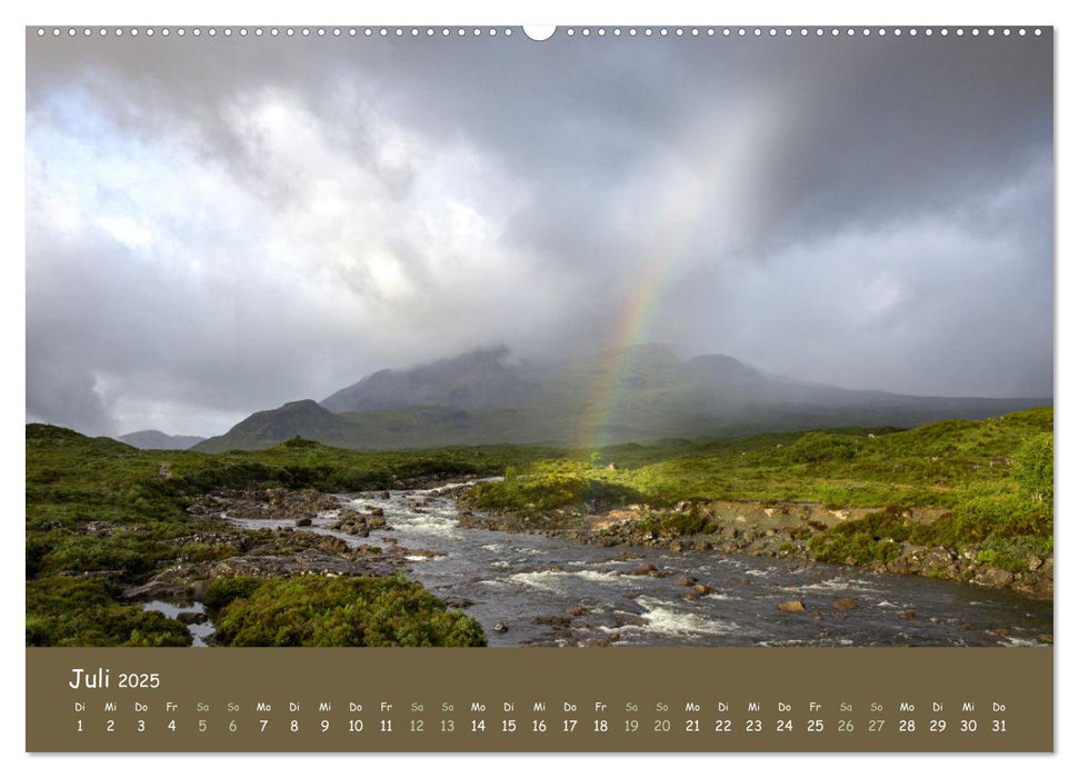 Schottland - Reise durch die Highlands und zur Isle of Skye (CALVENDO Premium Wandkalender 2025)