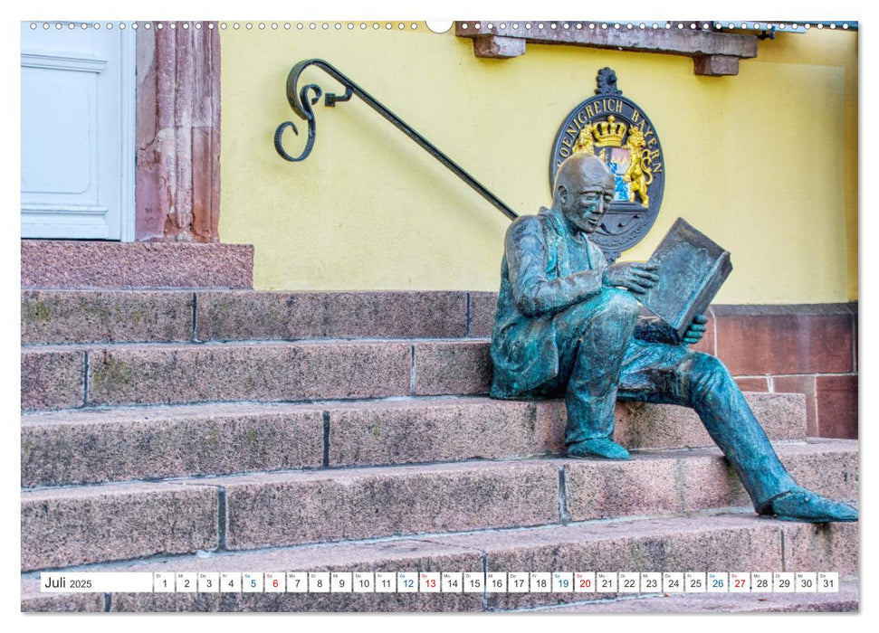 Homburg - Charmante Kreisstadt im Saarland (CALVENDO Premium Wandkalender 2025)