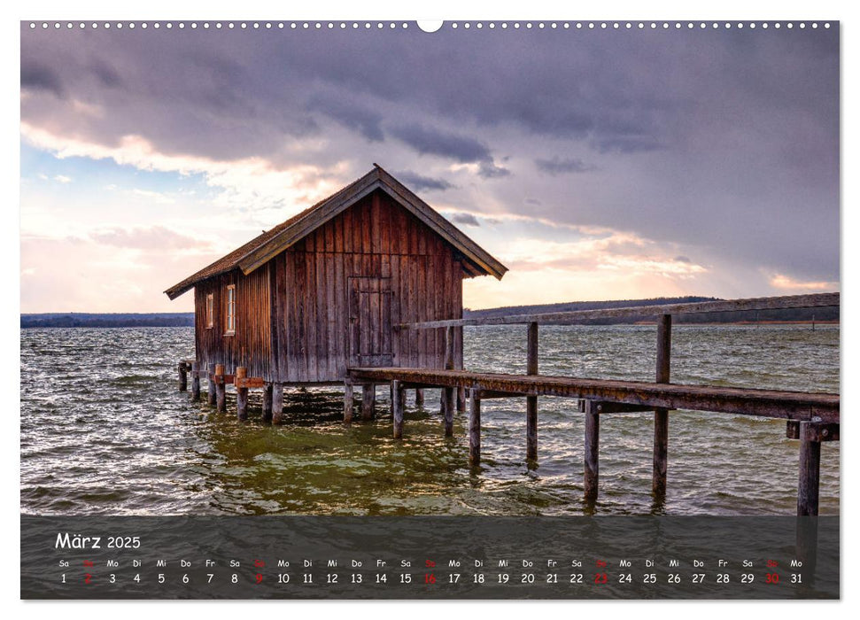 Stege - Seefotografie (CALVENDO Wandkalender 2025)