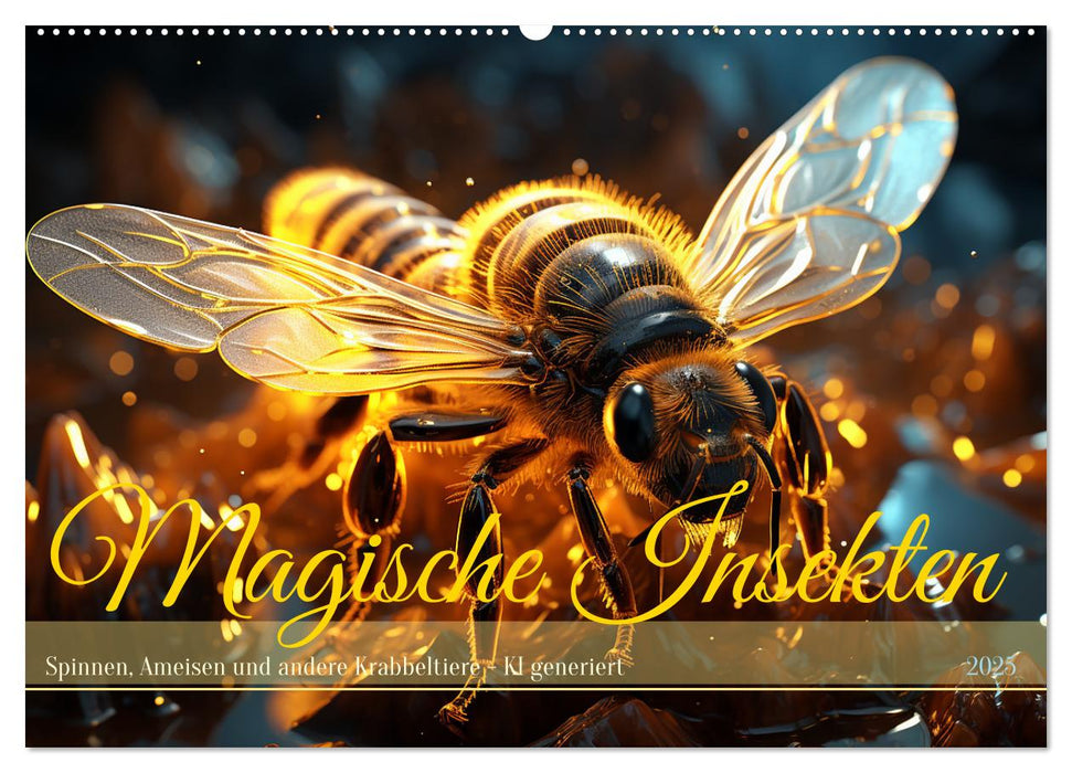 Magische Insekten (CALVENDO Wandkalender 2025)