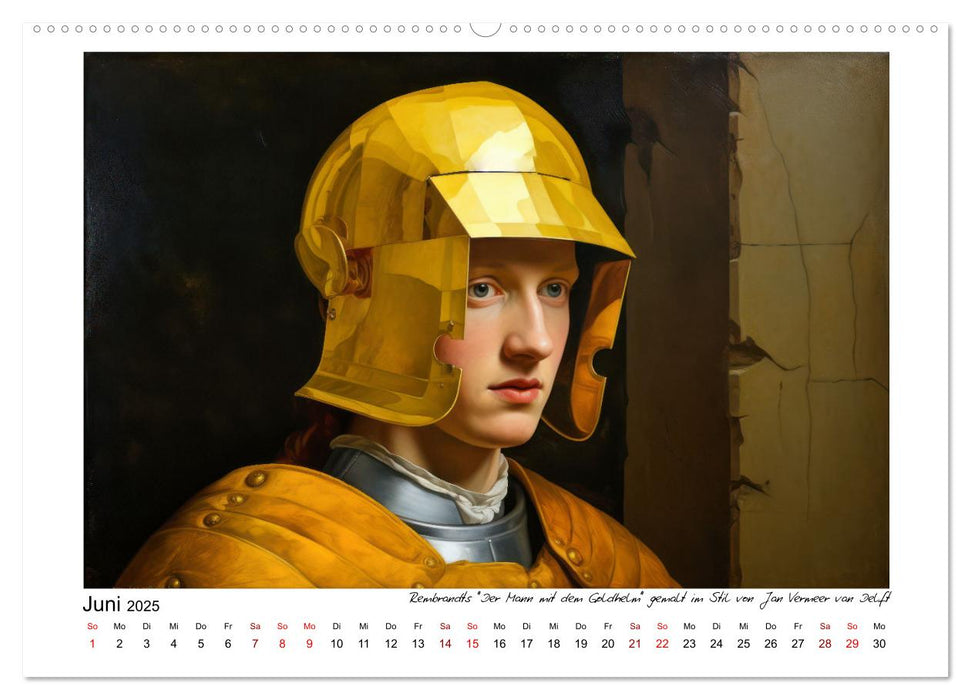 Malertausch (CALVENDO Wandkalender 2025)