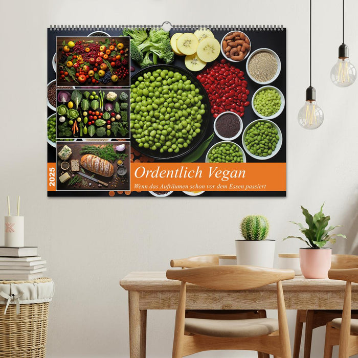 Ordentlich Vegan (CALVENDO Wandkalender 2025)