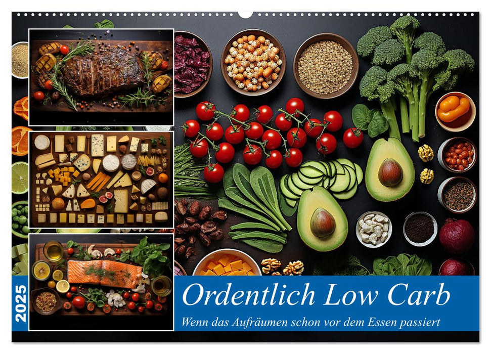 Ordentlich Low Carb (CALVENDO Wandkalender 2025)