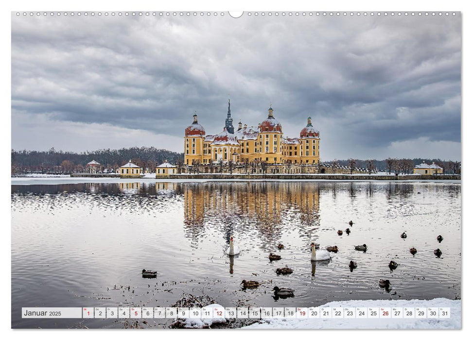 Dresdner Momente (CALVENDO Premium Wandkalender 2025)