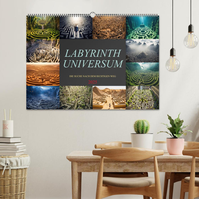 Labyrinth Universum (CALVENDO Wandkalender 2025)