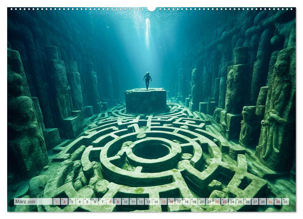 Labyrinth Universum (CALVENDO Wandkalender 2025)