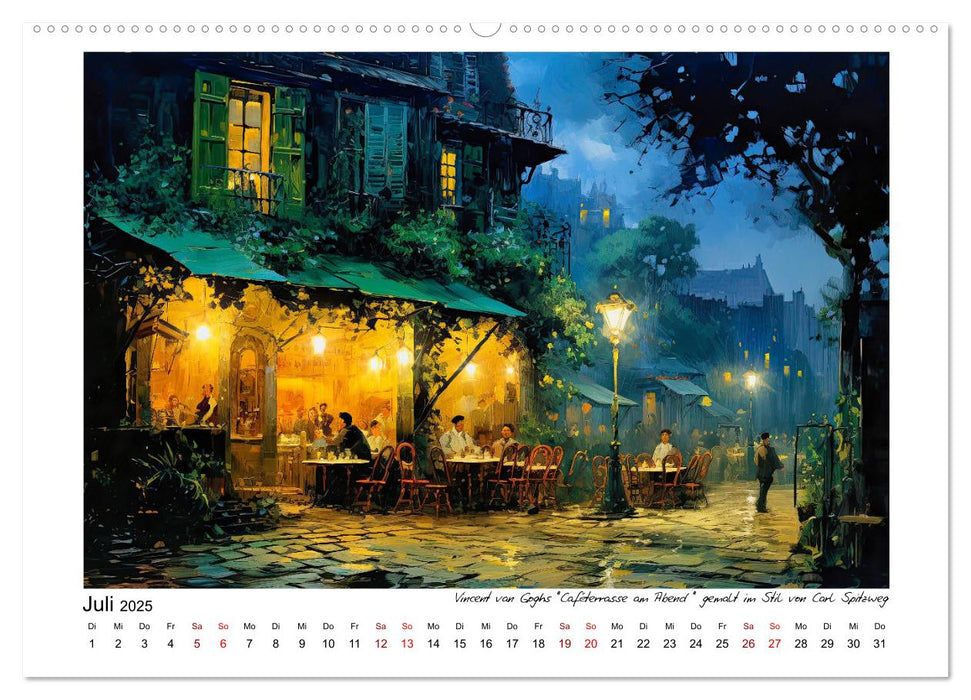 Malertausch (CALVENDO Premium Wandkalender 2025)