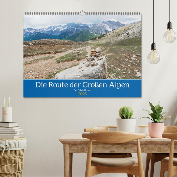 Die Route der Großen Alpen, der Col de l'Izoard (CALVENDO Wandkalender 2025)