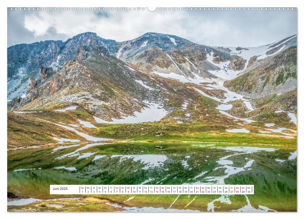 Die Route der Großen Alpen, der Col de l'Izoard (CALVENDO Wandkalender 2025)