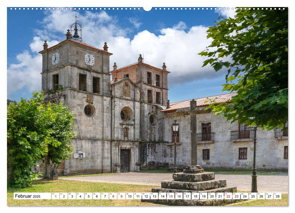 Unterwegs - Camino Primitivo. Zu Fuß auf der ältesten Route des Jakobsweges (CALVENDO Premium Wandkalender 2025)