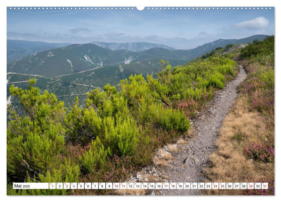 Unterwegs - Camino Primitivo. Zu Fuß auf der ältesten Route des Jakobsweges (CALVENDO Premium Wandkalender 2025)