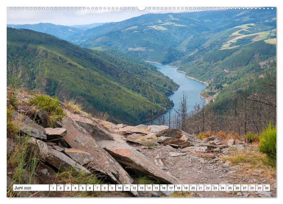 Unterwegs - Camino Primitivo. Zu Fuß auf der ältesten Route des Jakobsweges (CALVENDO Premium Wandkalender 2025)