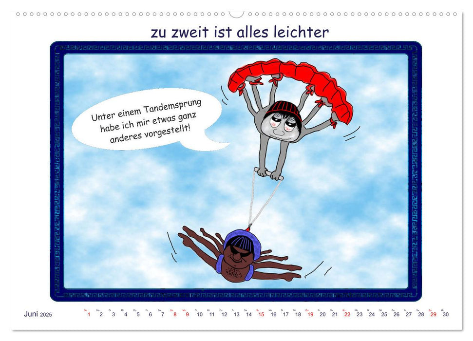 DIE SPINNEN DOCH (CALVENDO Premium Wandkalender 2025)