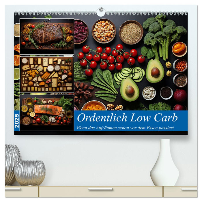 Ordentlich Low Carb (CALVENDO Premium Wandkalender 2025)