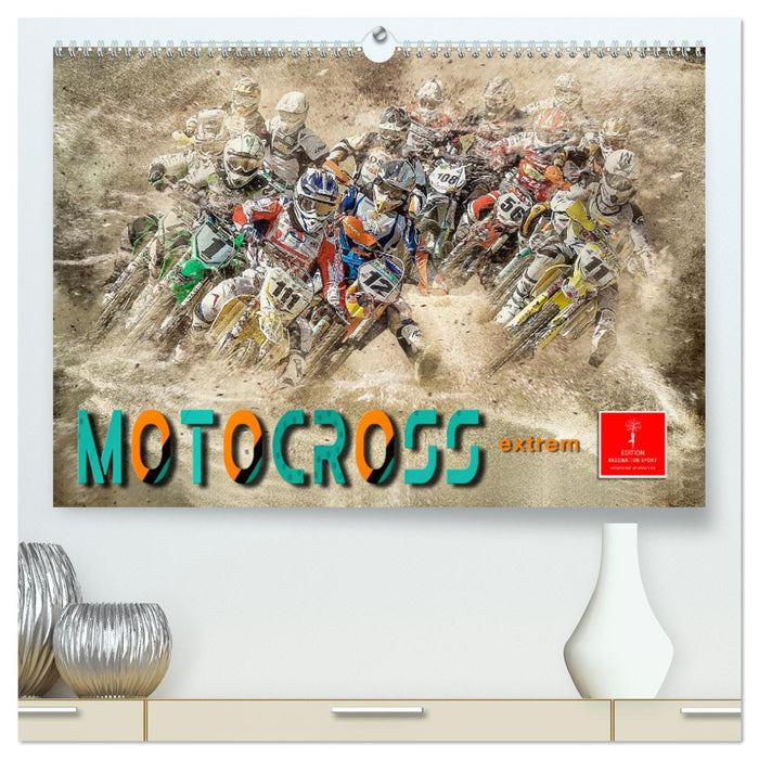 Motocross extrem (CALVENDO Premium Wandkalender 2025)