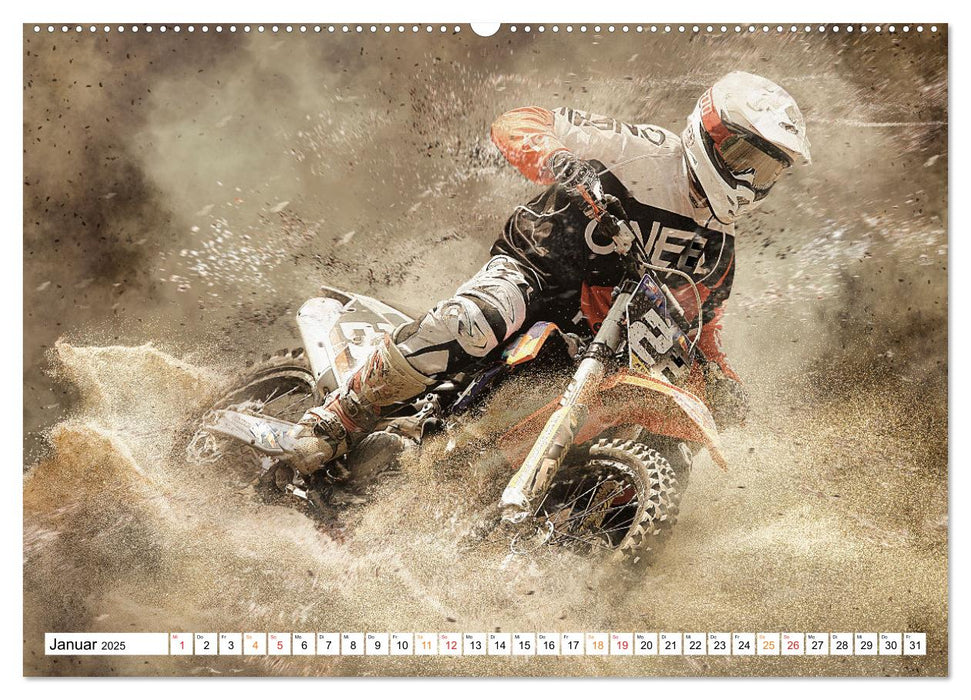 Motocross extrem (CALVENDO Premium Wandkalender 2025)