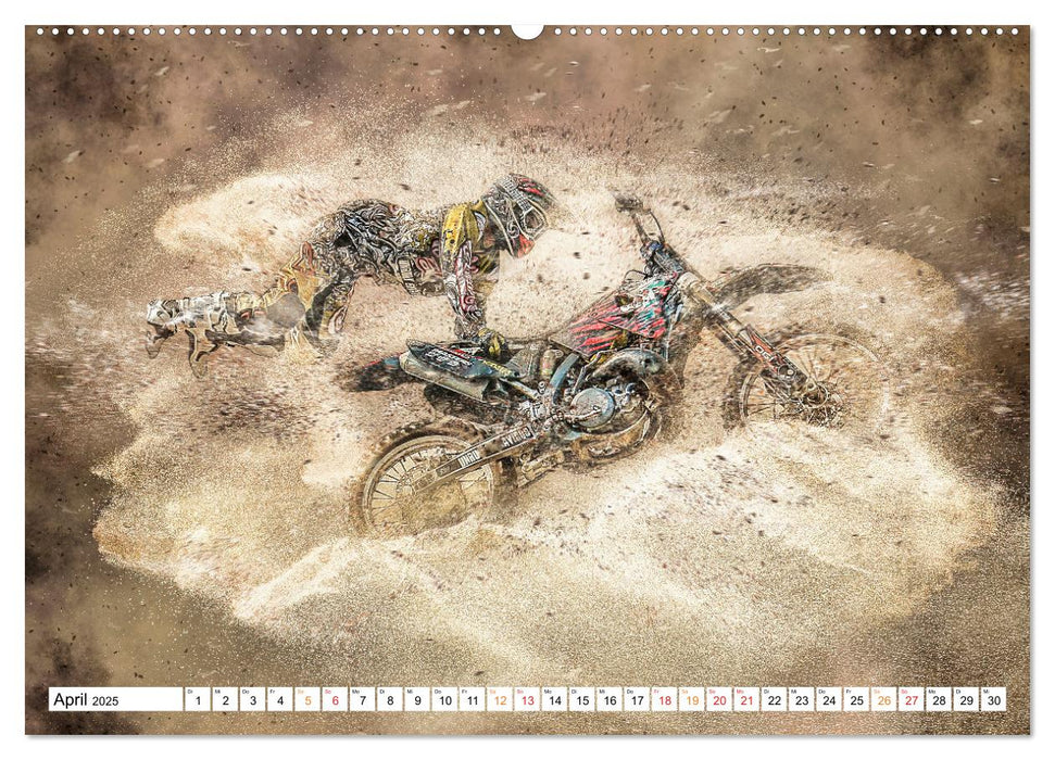 Motocross extrem (CALVENDO Premium Wandkalender 2025)