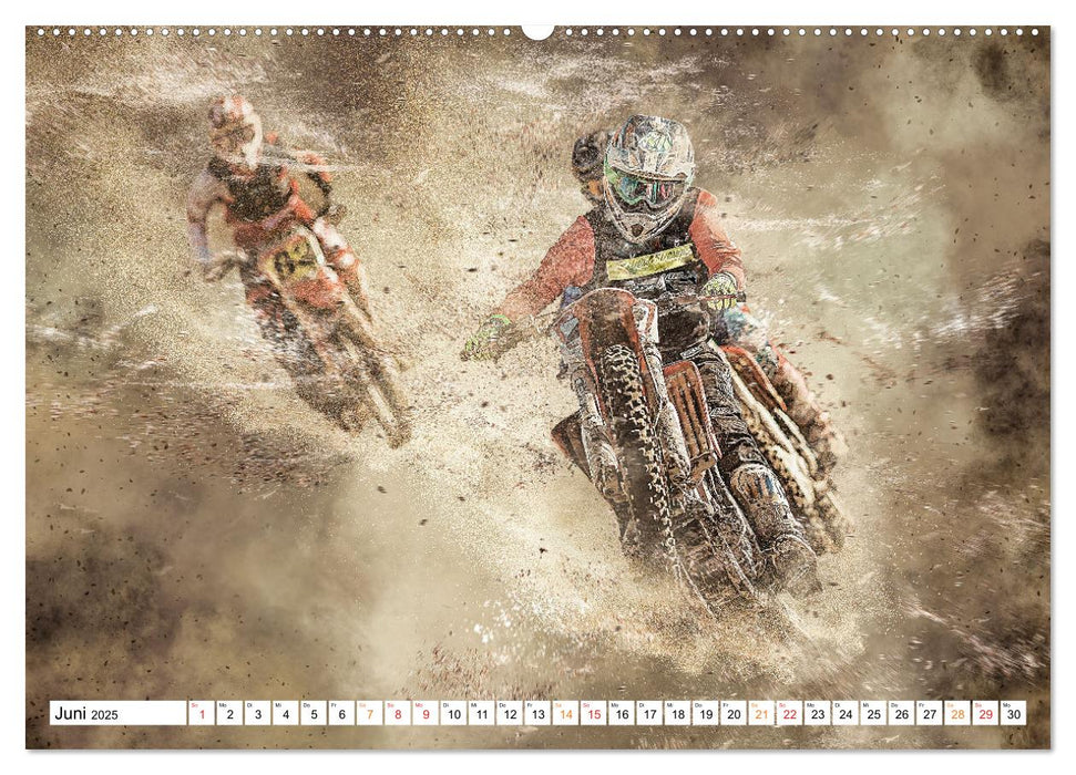 Motocross extrem (CALVENDO Premium Wandkalender 2025)