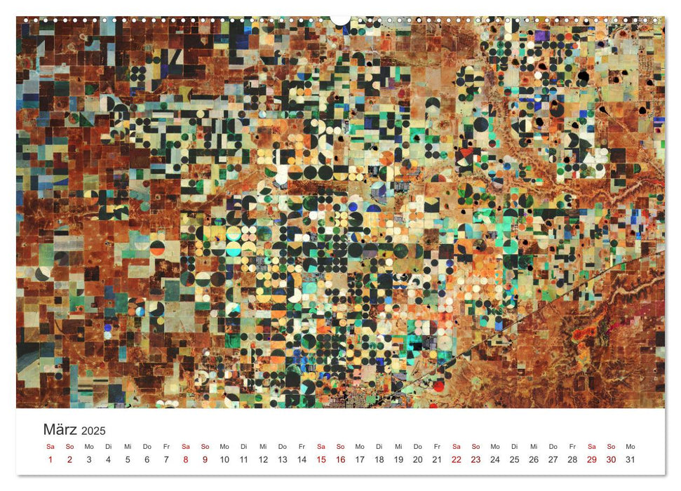 Die Erde aus dem All (CALVENDO Premium Wandkalender 2025)