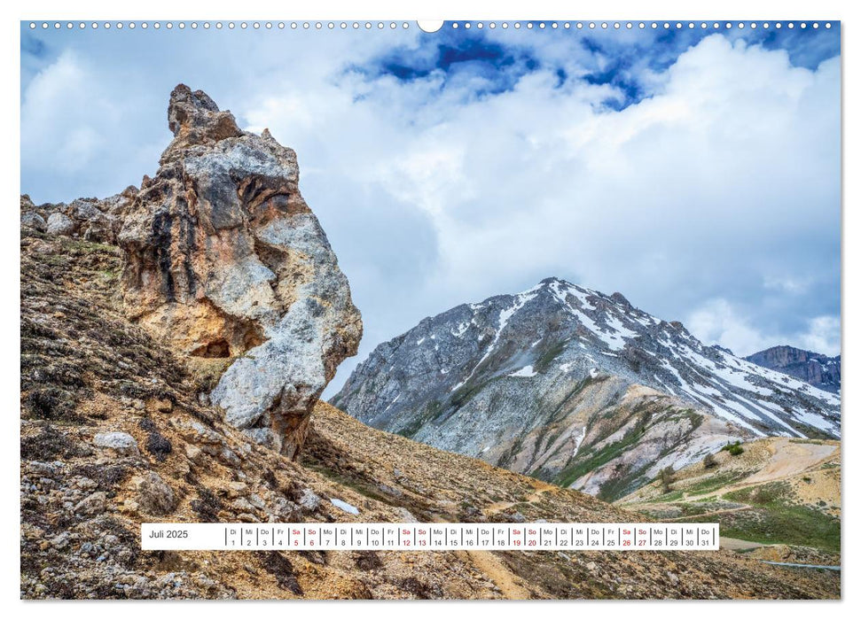 Die Route der Großen Alpen, der Col de l'Izoard (CALVENDO Premium Wandkalender 2025)