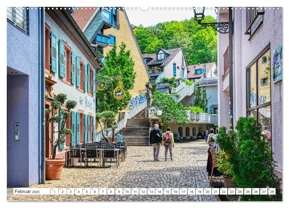 Freiburg - Die entspannte Stadt im Breisgau (CALVENDO Wandkalender 2025)