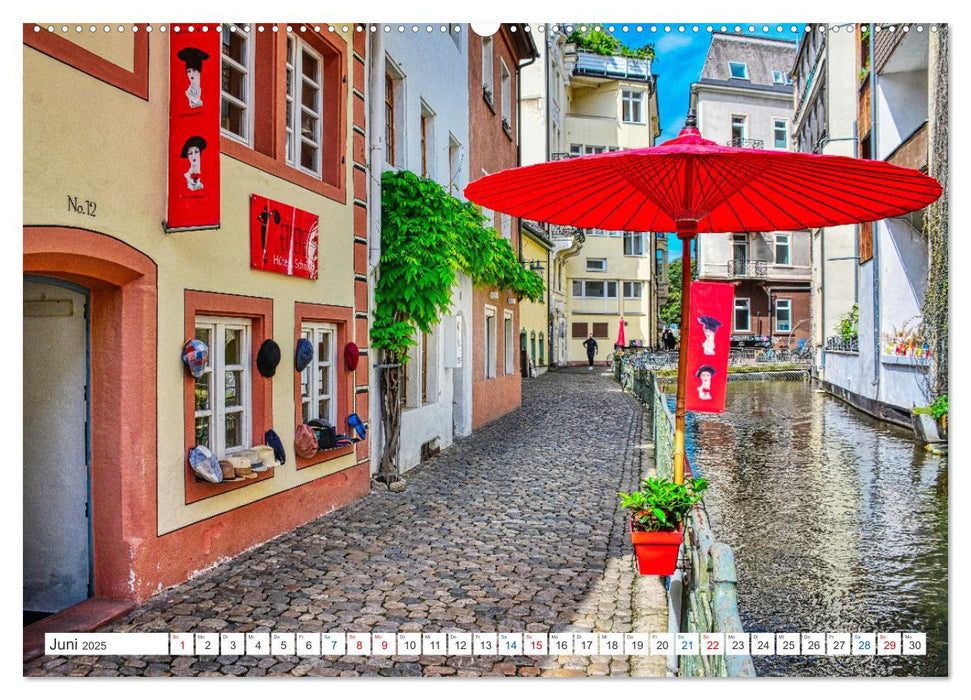 Freiburg - Die entspannte Stadt im Breisgau (CALVENDO Wandkalender 2025)