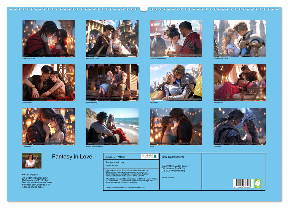 Fantasy in Love (CALVENDO Wandkalender 2025)