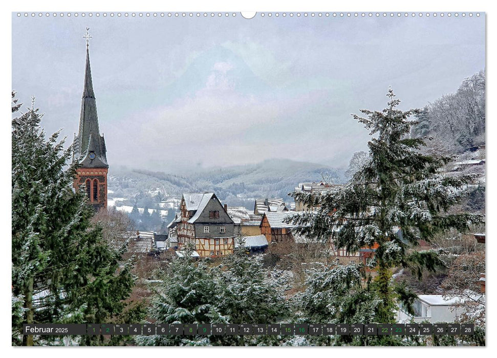 Schönes Biedenkopf Luftkurort in Hessen (CALVENDO Premium Wandkalender 2025)