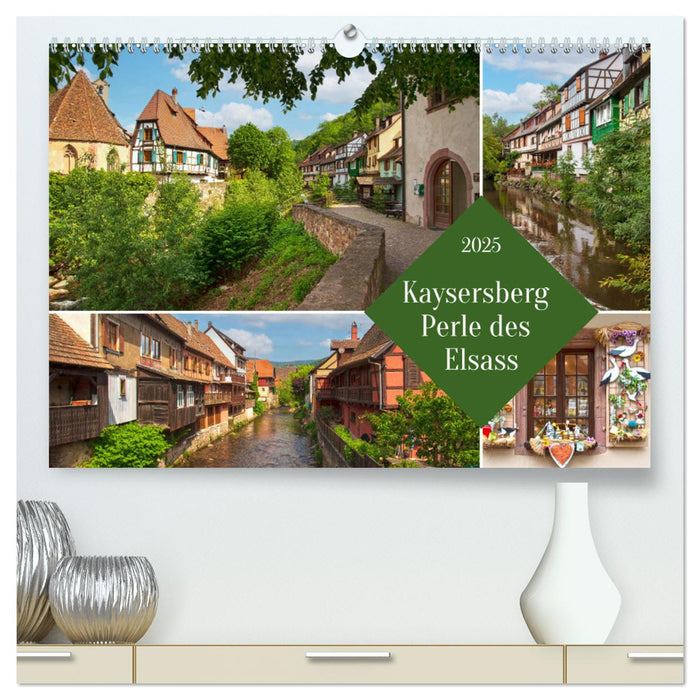 Kaisersberg Perle des Elsass (CALVENDO Premium Wandkalender 2025)