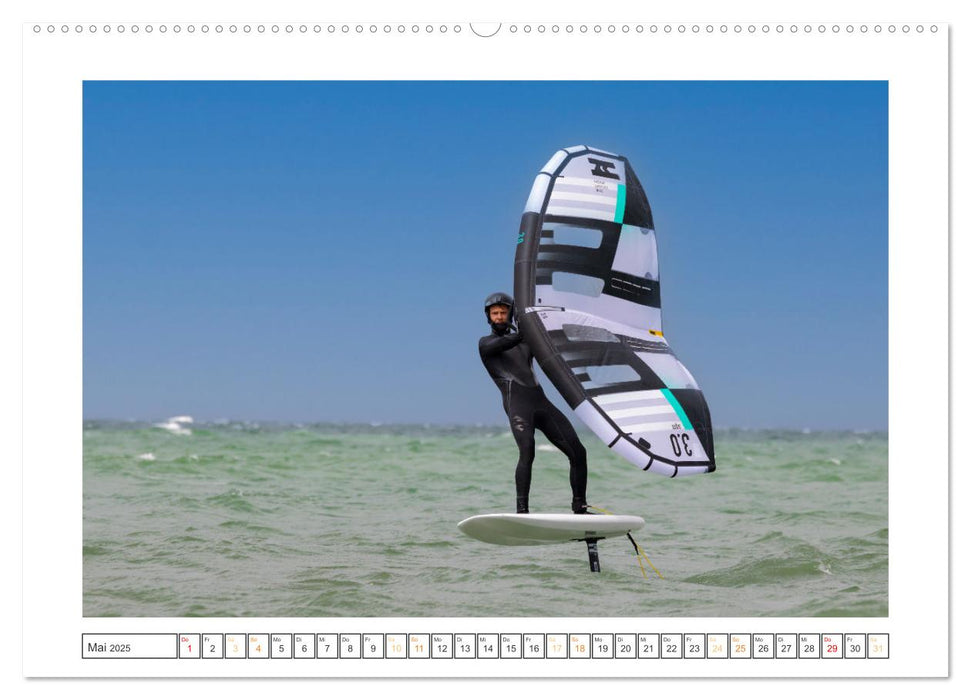 Wassersport - Spaß am Meer bei Wind und Wellen (CALVENDO Premium Wandkalender 2025)