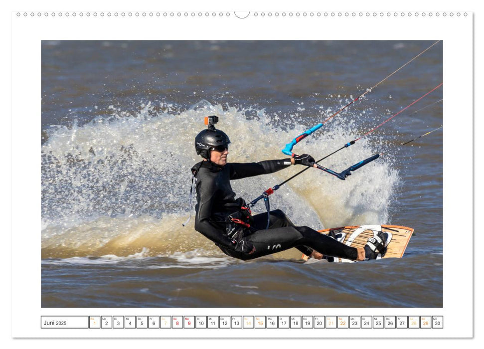 Wassersport - Spaß am Meer bei Wind und Wellen (CALVENDO Premium Wandkalender 2025)