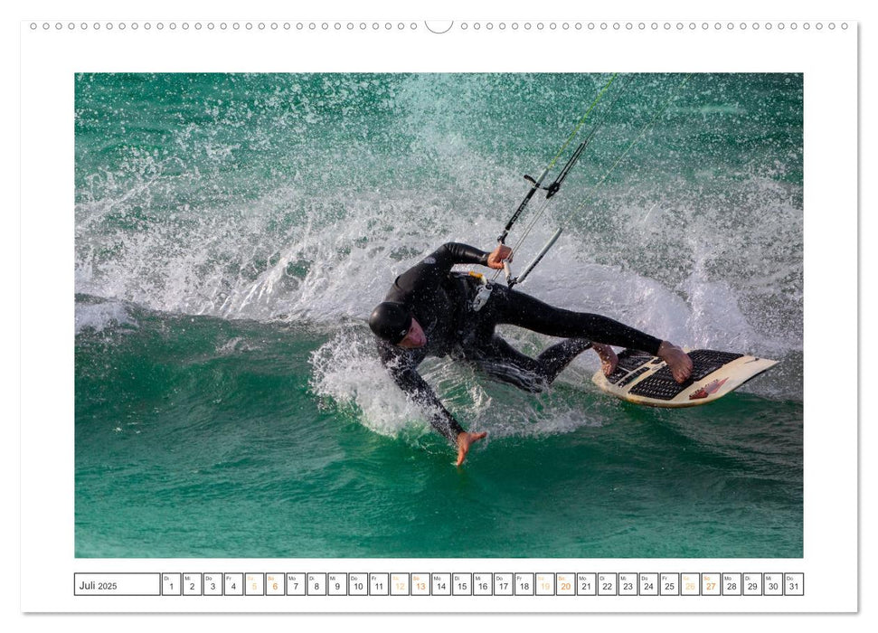 Wassersport - Spaß am Meer bei Wind und Wellen (CALVENDO Premium Wandkalender 2025)