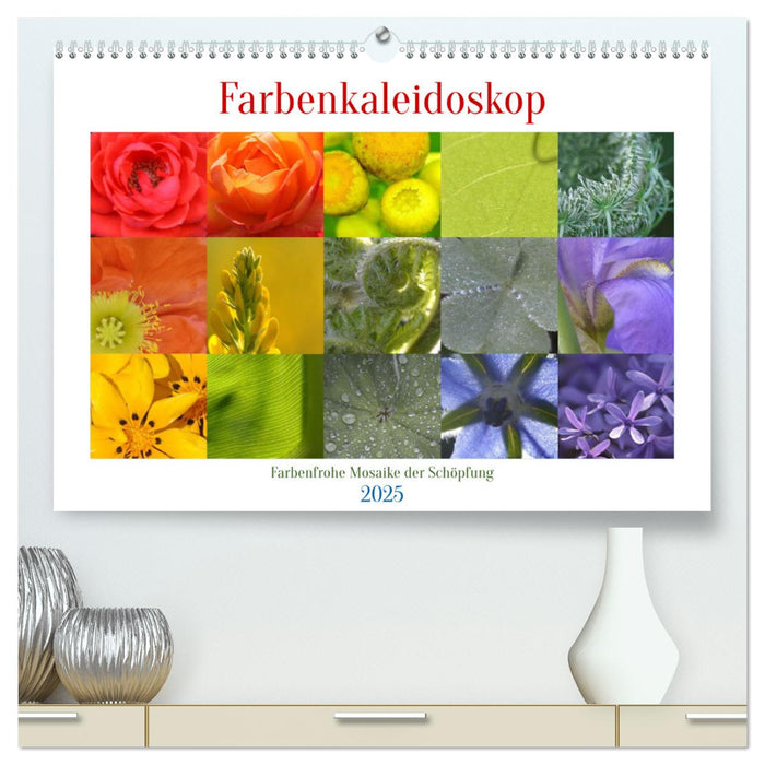 Farbenkaleidoskop (CALVENDO Premium Wandkalender 2025)