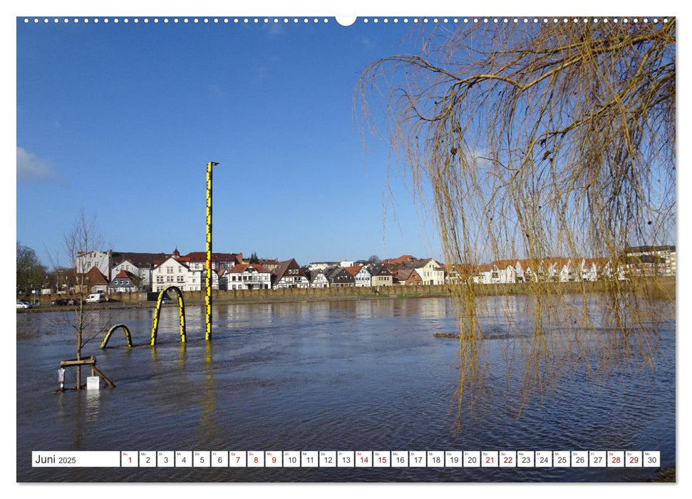 Minden - Eindrücke aus der historischen Stadt an der Weser (CALVENDO Wandkalender 2025)