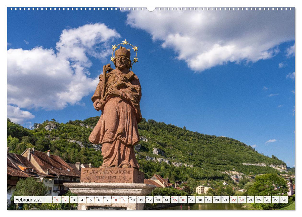 Schweiz - Saint-Ursanne (CALVENDO Premium Wandkalender 2025)