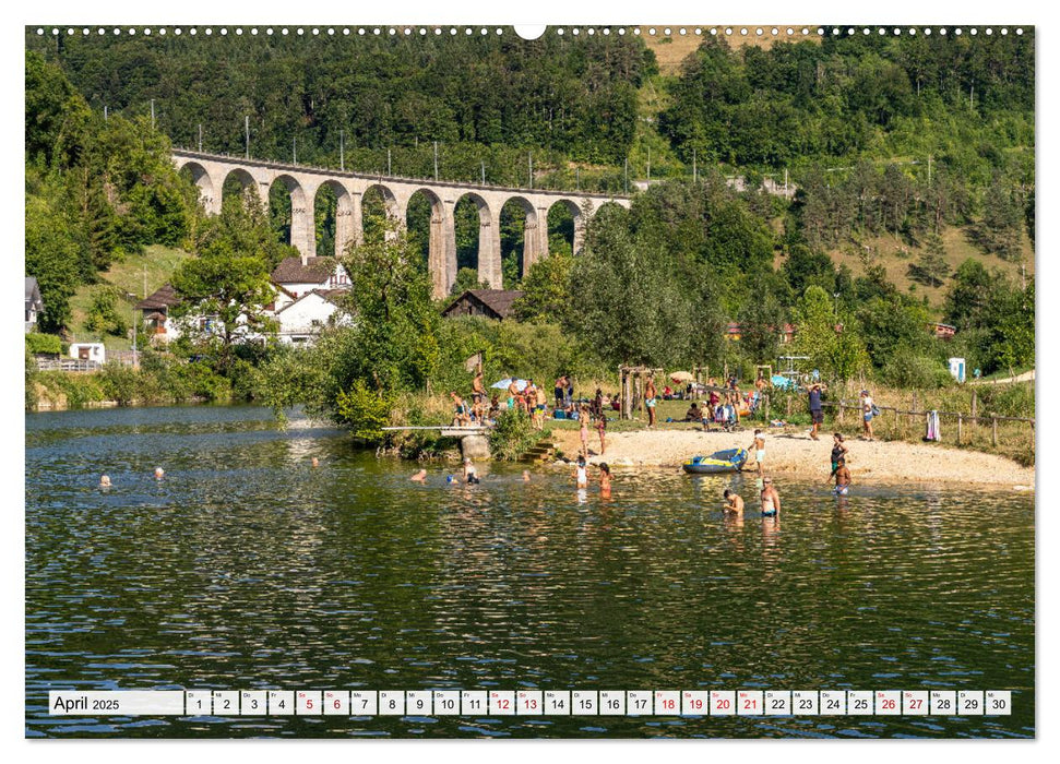 Schweiz - Saint-Ursanne (CALVENDO Premium Wandkalender 2025)