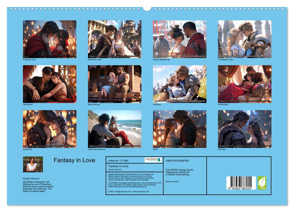 Fantasy in Love (CALVENDO Premium Wandkalender 2025)