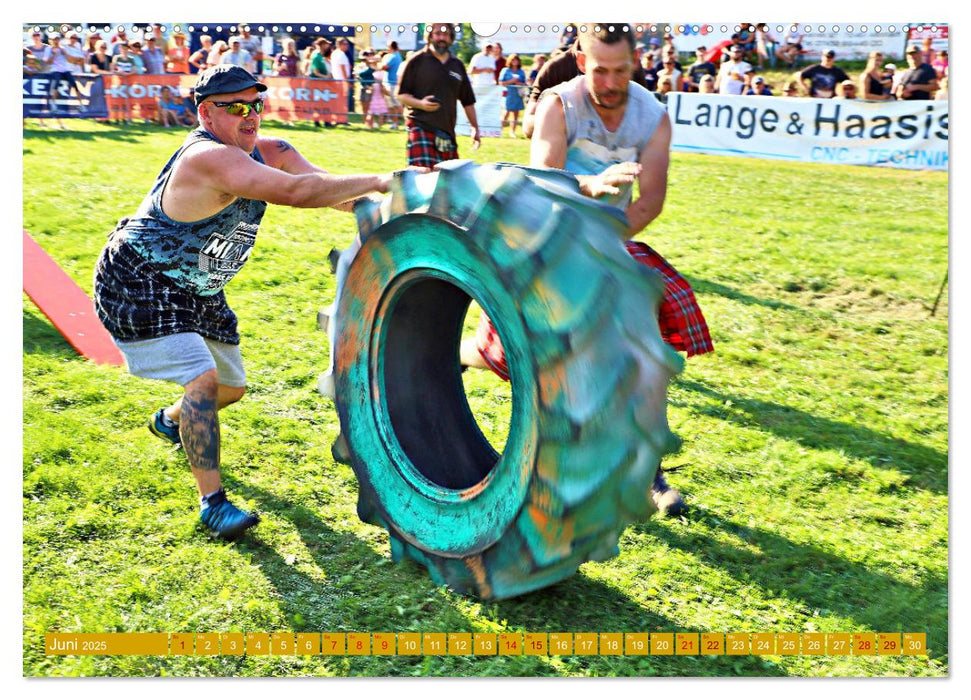 Traufgames Highlandgames in Albstadt - Pfeffingen (CALVENDO Premium Wandkalender 2025)