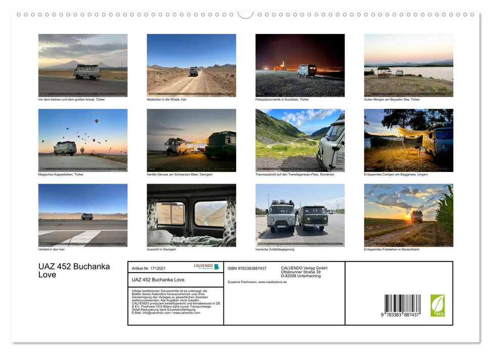 UAZ 452 Buchanka Love (CALVENDO Premium Wandkalender 2025)