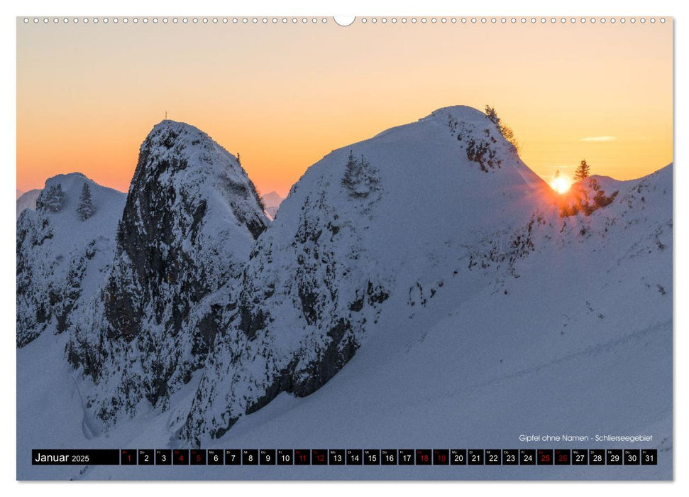 Magisches Licht der Berge (CALVENDO Premium Wandkalender 2025)