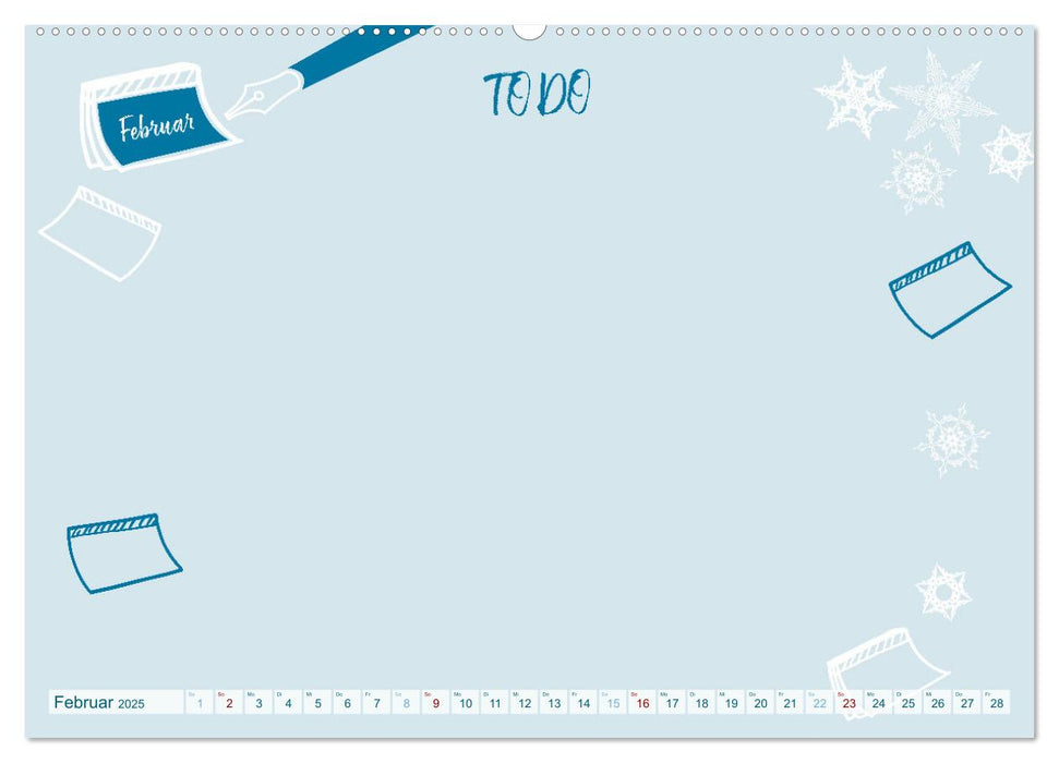 12 x Zettelwirtschaft - Bastelkalender (CALVENDO Wandkalender 2025)