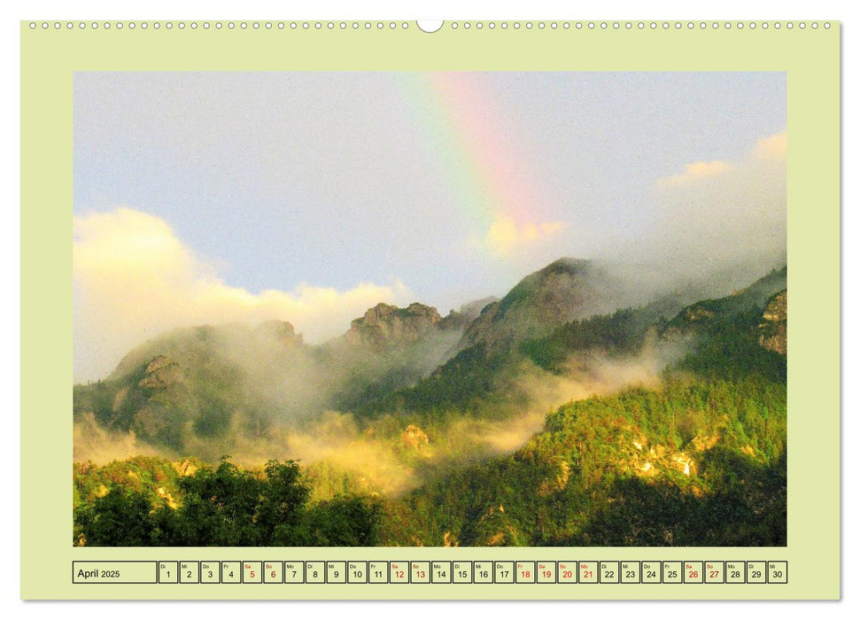 Bergwandern in den Alpen - vom Tal bis zum Gipfel (CALVENDO Premium Wandkalender 2025)