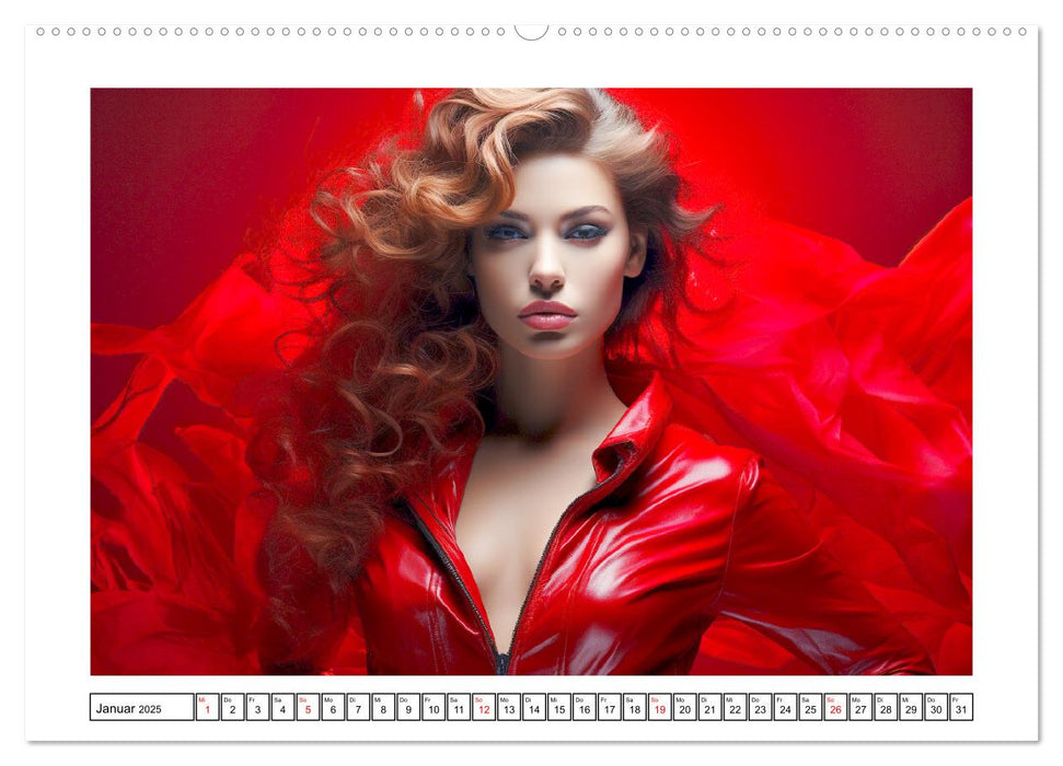 Femme Fatale. Portraits. Starke und schöne Frauen (CALVENDO Premium Wandkalender 2025)