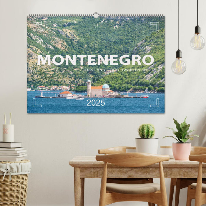 Montenegro - Das Land der schwarzen Berge (CALVENDO Wandkalender 2025)