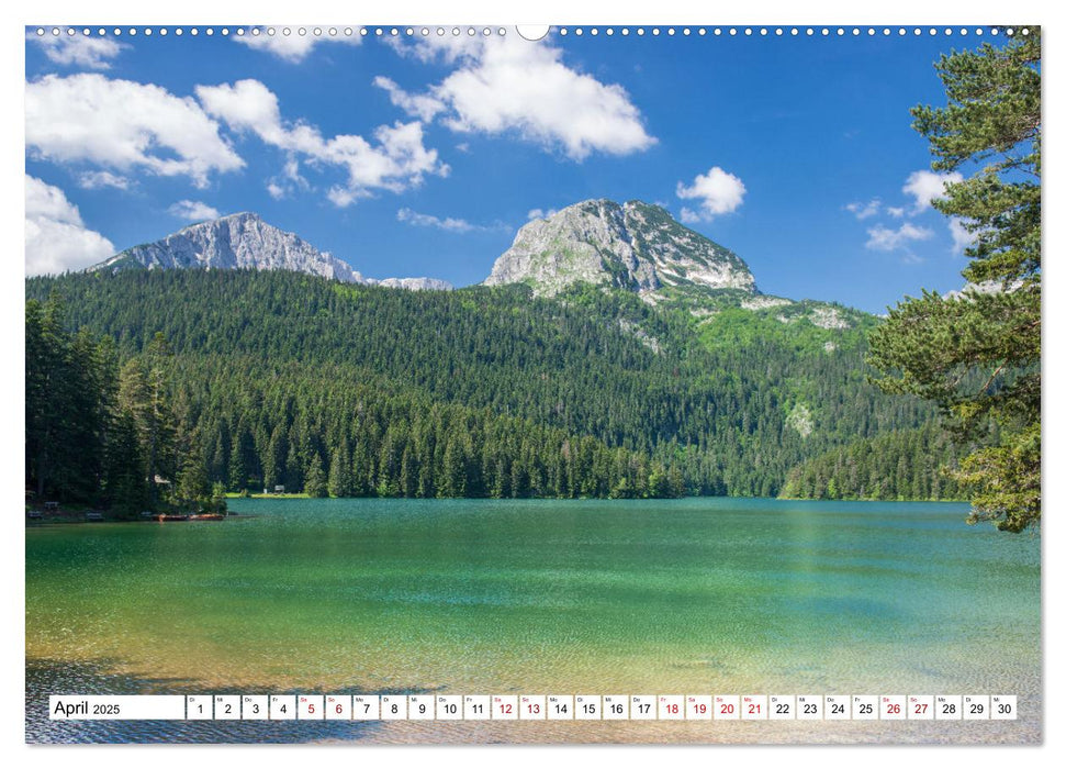 Montenegro - Das Land der schwarzen Berge (CALVENDO Wandkalender 2025)