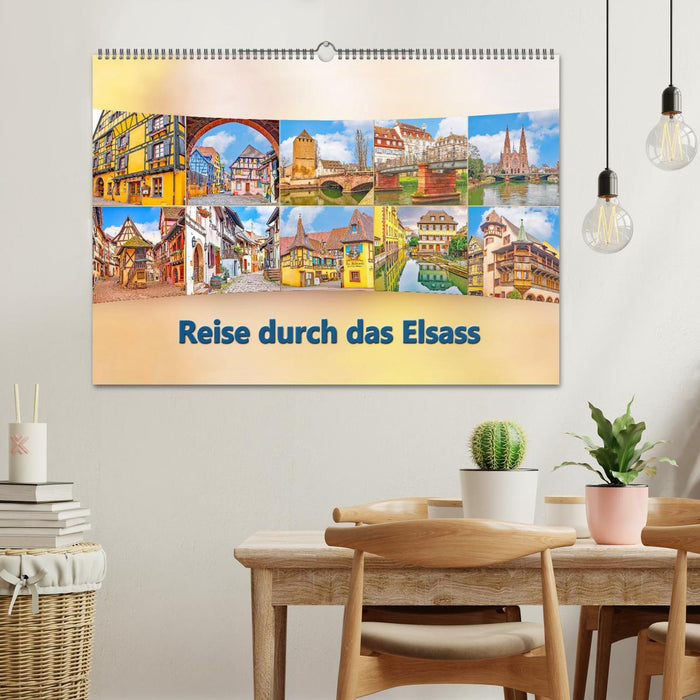 Reise durch das Elsass (CALVENDO Wandkalender 2025)