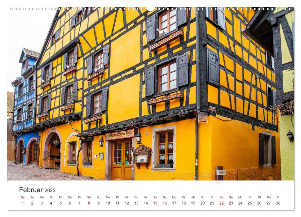 Reise durch das Elsass (CALVENDO Wandkalender 2025)